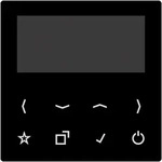 Jung DABA-DISPSW DAB Ersatzdisplay f&uuml;r das Smart Radio DAB+, Serie AS/A, schwarz