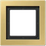 Jung MED2981C Rahmen 1-fach, senkrechte und waagerechte Montage, Messing, LS-DESIGN,