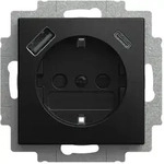 Busch-Jaeger 20 EUCB2USBAC-915 Schutzkontakt- / USB-Steckdose Safety+, mit USB A/C,