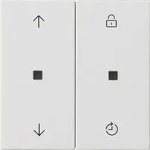 Gira 536327 S3000 Bedienaufsatz Memory Pfeile, System 55, reinwei&szlig; seidenmatt