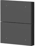 Theben 9080069 2-fach Wippe Kunststoff schwarz f&uuml;r iONprime PB KNX