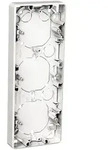 Elso WDE002353 Aufputz Geh&auml;use, 3-fach, H&ouml;he 21 mm, Exxact, wei&szlig; gl&auml;nzend