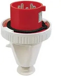 Walther Electric 269 NI Wasserdichter Stecker, 63A, 5P, 6h mit Trompetenverschraubung