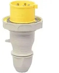 Walther Electric 219504 Wasserdichter Stecker, 16A, 5P, 4h mit au&szlig;enliegender
