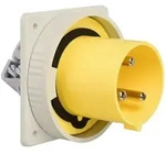 Walther Electric 679304 Wasserdichter Anbauger&auml;testecker gerade, 125A, 3P, 4h...