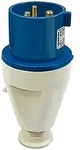 Walther Electric 261409 Stecker, 63A, 4P, 9h mit Trompetenverschraubung
