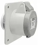 Walther Electric 10606 NORVO Anbaudose gerade, 16A, 2P, 10h f&uuml;r Kleinspannung mit