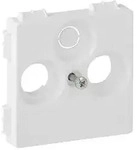 Legrand 754800 Abdeckung Antennen-Steckdose f&uuml;r TV+R-SAT, System Hirschmann