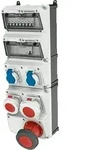Mennekes 950031 AMAXX Steckdosen-Kombination, IP67, 2x Schutzkontakt, 3x CEE