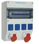 Walther Electric 6823012 Kunststoff Steckdosenkombination
