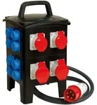 Walther Electric 6493304B Tragbare Vollgummi-Steckdosenkombination In:, 63A mit einem