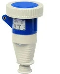 Walther Electric 319406SL Wasserdichte Kupplung, 16A, 4P, 6h schraubenlos und mit