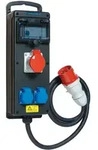 Walther Electric 6410102A Tragbare Vollgummi-Steckdosenleiste In:16 A mit einem...