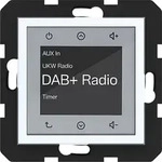 Hager WAN6011WG Radio Touch Unterputz DAB+, A.x/C.x, lichtwei&szlig; gl&auml;nzend