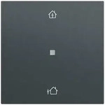 Gira 510673 RF Bedienaufsatz 1-fach Heizmodus f&uuml;r KNX, System 70, anthrazit