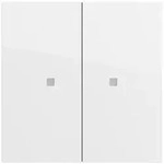 Gira 510770 RF Bedienaufsatz 2-fach f&uuml;r KNX, System 70, reinwei&szlig; gl&auml;nzend