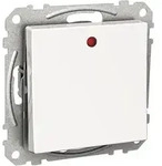 Elso WDE002164 Wechselkontrollschalter mit Wippe 1-fach, beleuchtet, 16 A, mit
