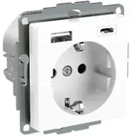 Elso WDE002174 Steckdose mit erh&ouml;htem Ber&uuml;hrungsschutz und USB-Ladeger&auml;t Typ...