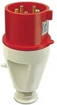 Walther Electric 261410 Stecker, 63A, 4P, 10h mit Trompetenverschraubung