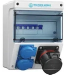 Walther Electric 6591105N Kunststoff-Steckdosenkombination In:, 32A mit einem RCD