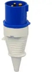 Walther Electric 260306 Stecker, 63A, 3P, 6h, mit Kabelknickschutz