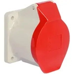 Walther Electric 410 NI Anbaudose gerade, 16A, 5P, 6h mit Flansch 75x75mm f&uuml;r
