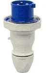 Walther Electric 239306 Wasserdichter Stecker, 32A, 3P, 6h mit au&szlig;enliegender