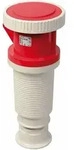Walther Electric 369406 Wasserdichte Kupplung, 63A, 4P, 6h mit...