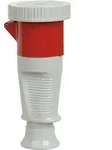 Walther Electric 369 Wasserdichte Kupplung, 63A, 5P, 6h, mit Trompetenverschraubung