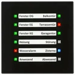 MDT SCN-GLED1S.01S KNX Glas LED Anzeige, Schwarz
