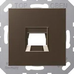 Jung A1569-15WEMO Abdeckung (gerastet) f&uuml;r Modular-Jack-Steckbuchsen, 1-fach,...