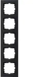 Kopp 402915003 HK07 - Abdeckrahmen 5-fach, Farbe: anthrazit