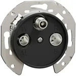 Elso WDE011754 Antennensteckdose Radio / TV / SAT mit F-Buchse,...