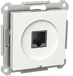 Elso WDE002441 Telefonanschlussdose 1x RJ45, 8-polig, Exxact, wei&szlig; gl&auml;nzend