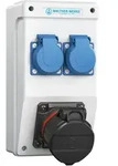 Walther Electric 6570105N Kunststoff-Steckdosenkombination In:, 16A mit einem...
