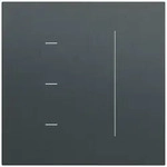 Gira 536573 System 3000 Touchaufsatz, System 70, anthrazit (lackiert)