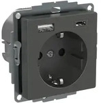 Elso WDE003174 Steckdose mit erh&ouml;htem Ber&uuml;hrungsschutz und USB-Ladeger&auml;t Typ...