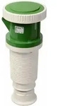 Walther Electric 369402 Wasserdichte Kupplung, 63A, 4P, 2h, mit