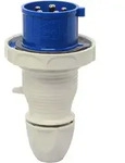 Walther Electric 219509 Wasserdichter Stecker, 16A, 5P, 9h, mit au&szlig;enliegender