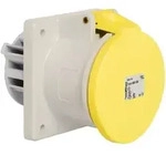 Walther Electric 460404 Anbaudose gerade, 63A, 4P, 4h mit Flansch 107x100mm