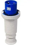 Walther Electric 279306 Wasserdichter Stecker, 125A, 3P, 6h mit