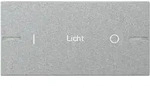 Gira 862226 Wippe Wippenset 2-fach individuell Tastsensensor 4.55, Farbe Alu