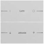 Gira 576276 Wippenset 2-fach individuell f&uuml;r Tastsensor 4.70, System 70, grau matt