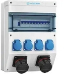 Walther Electric 6980203N Kunststoff-Steckdosenkombination In:, 50A mit 5 MCBs, 2 NEO