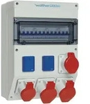 Walther Electric 6823302 Kunststoff-Steckdosenkombination In:, 100A mit 5 MCBs,...