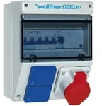 Walther Electric 6920117A Kunststoff-Steckdosenkombination In:, 40A mit einem...