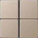 Jung A404TSACH Tastensatz 4-fach, F40, Serie A, champagner