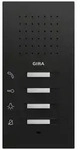 Gira 125074 Wohnungsstation Aufputz, System 70, schwarz matt (lackiert)