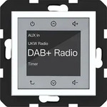 Hager WAN6011WM Radio Touch Unterputz DAB+, A.x/C.x, lichtwei&szlig; matt