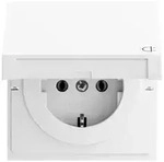 Gira 445472 Schutzkontakt-Steckdose mit Klappdeckel, System 70, reinwei&szlig;...